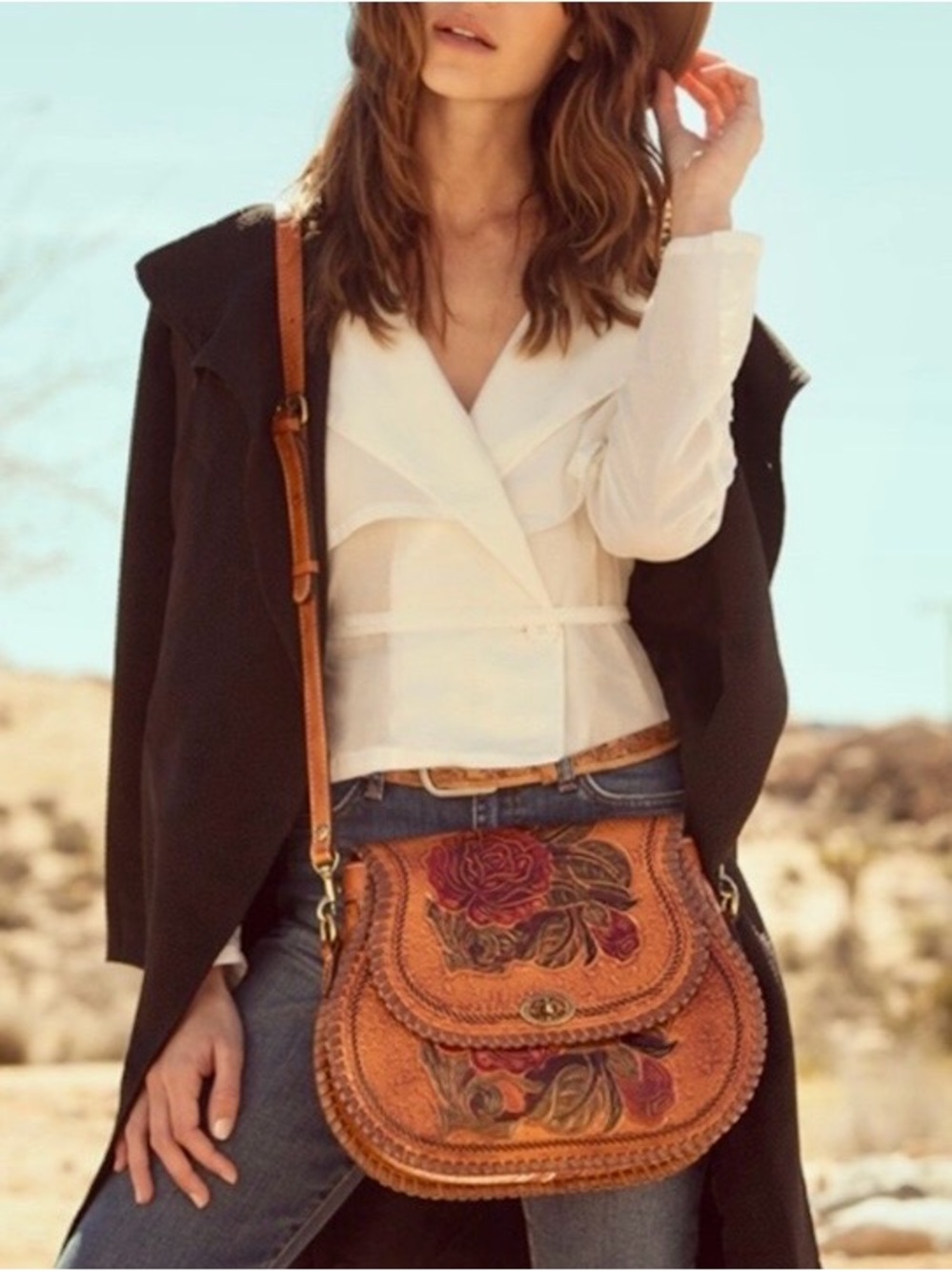 Patricia Nash Arezzo Saddle Bag - Picture 2 of 16